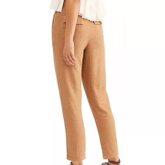 Free People Faded love pull on linen blend pants - Picture 3 of 9